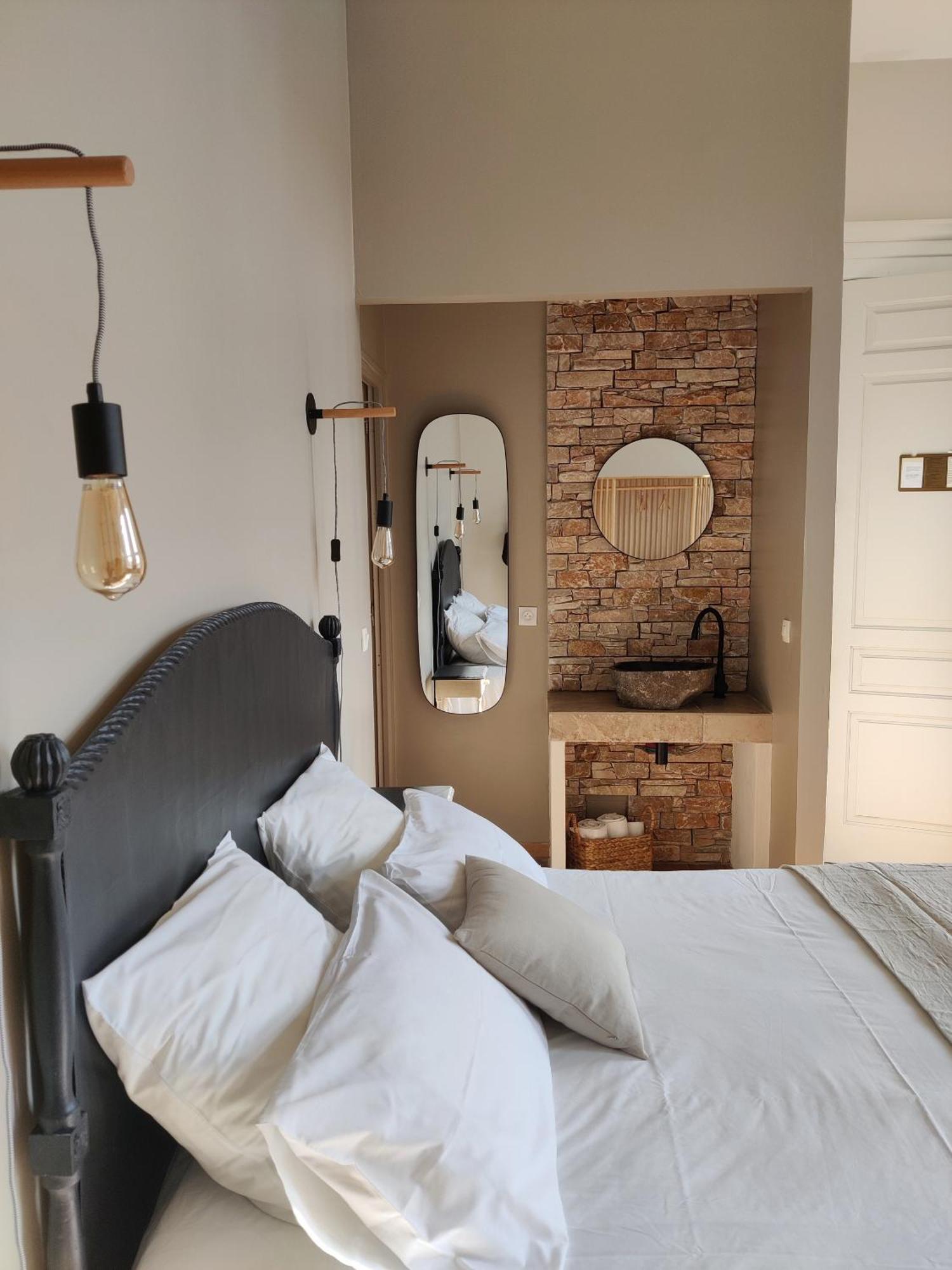 Chambres D'Hotes - Bed And Breakfast Les Palmiers Mèze Eksteriør billede