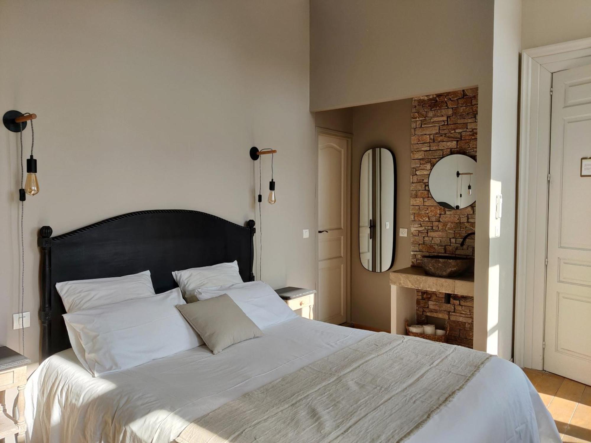 Chambres D'Hotes - Bed And Breakfast Les Palmiers Mèze Værelse billede